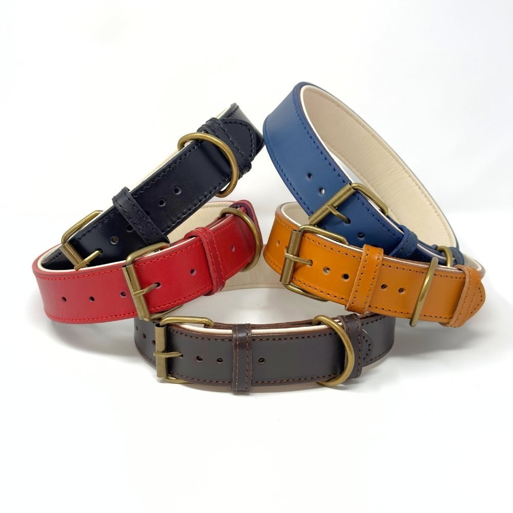 CustomFit Series: The Ultimate Leather Dog Collar for Comfort, Style, and Durability - GAD Roots