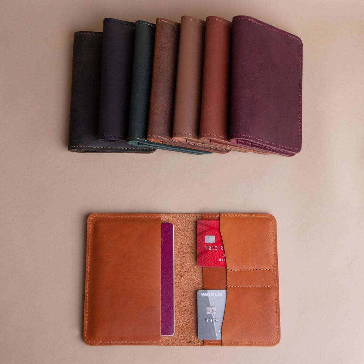 Handmade Leather Passport Holders for 2 Passports – GAD Roots