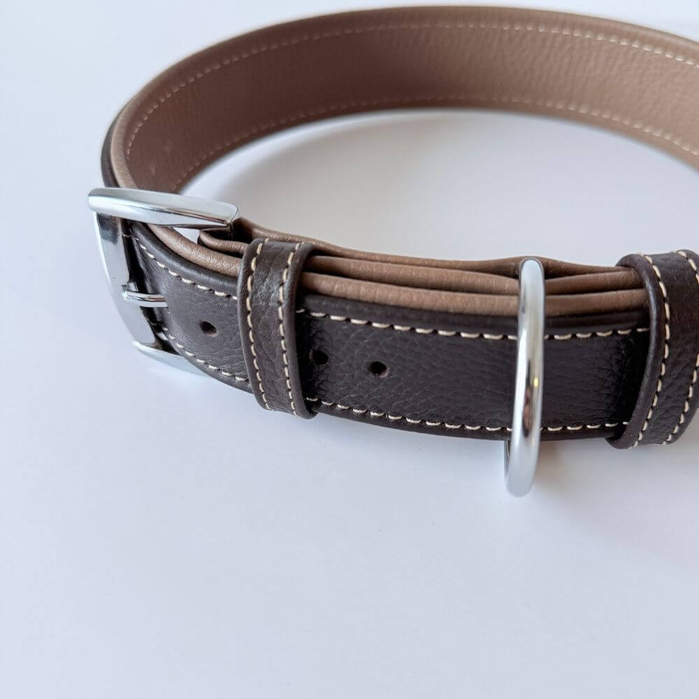 Premium Leather Dog Collar | Brown & Earth - GAD Roots