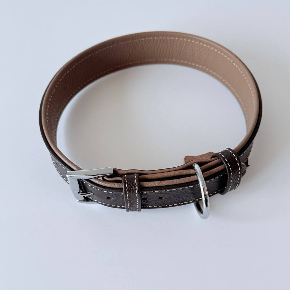 Premium Leather Dog Collar | Brown & Earth - GAD Roots