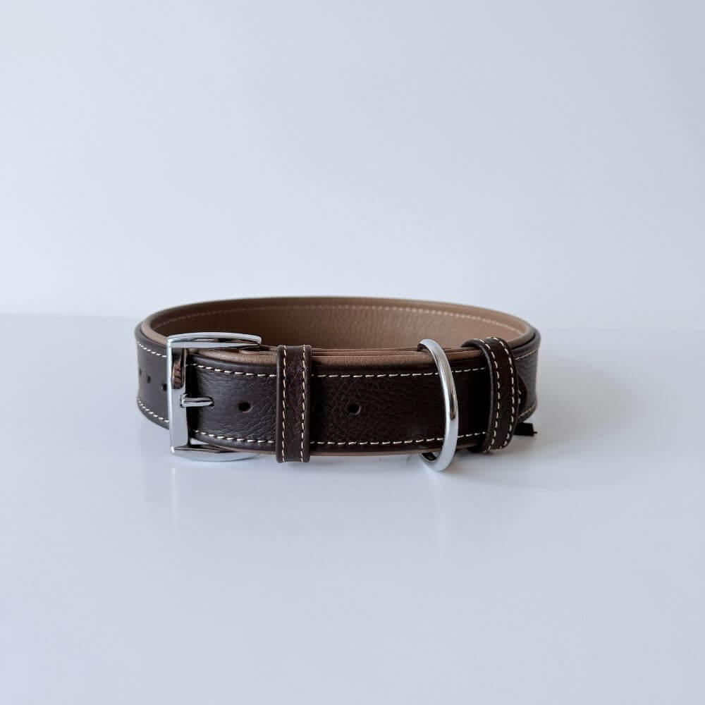 Premium Leather Dog Collar | Brown & Earth - GAD Roots