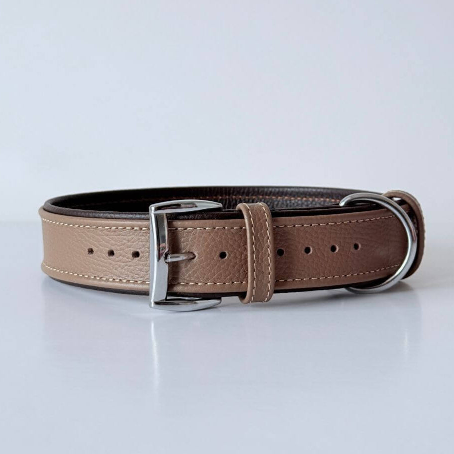 Premium Leather Dog Collar | Earth & Brown - GAD Roots