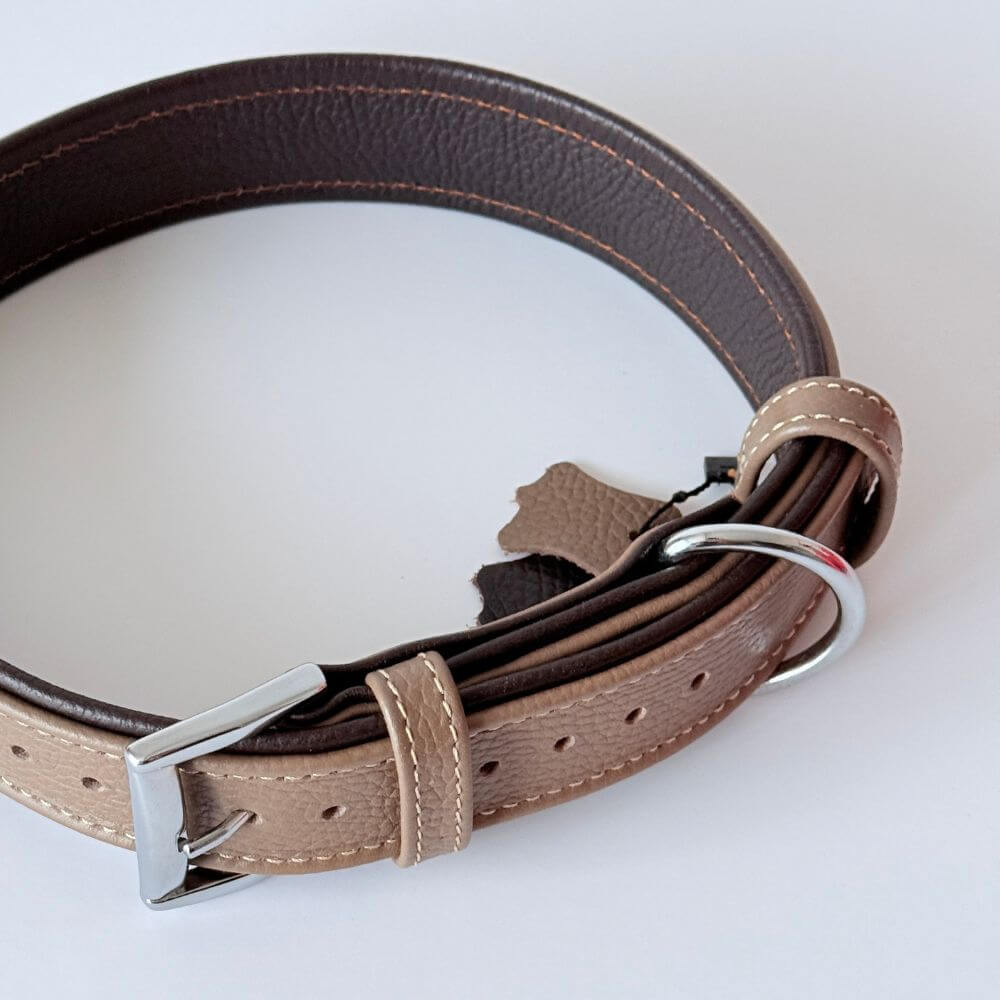 Premium Leather Dog Collar | Earth & Brown - GAD Roots