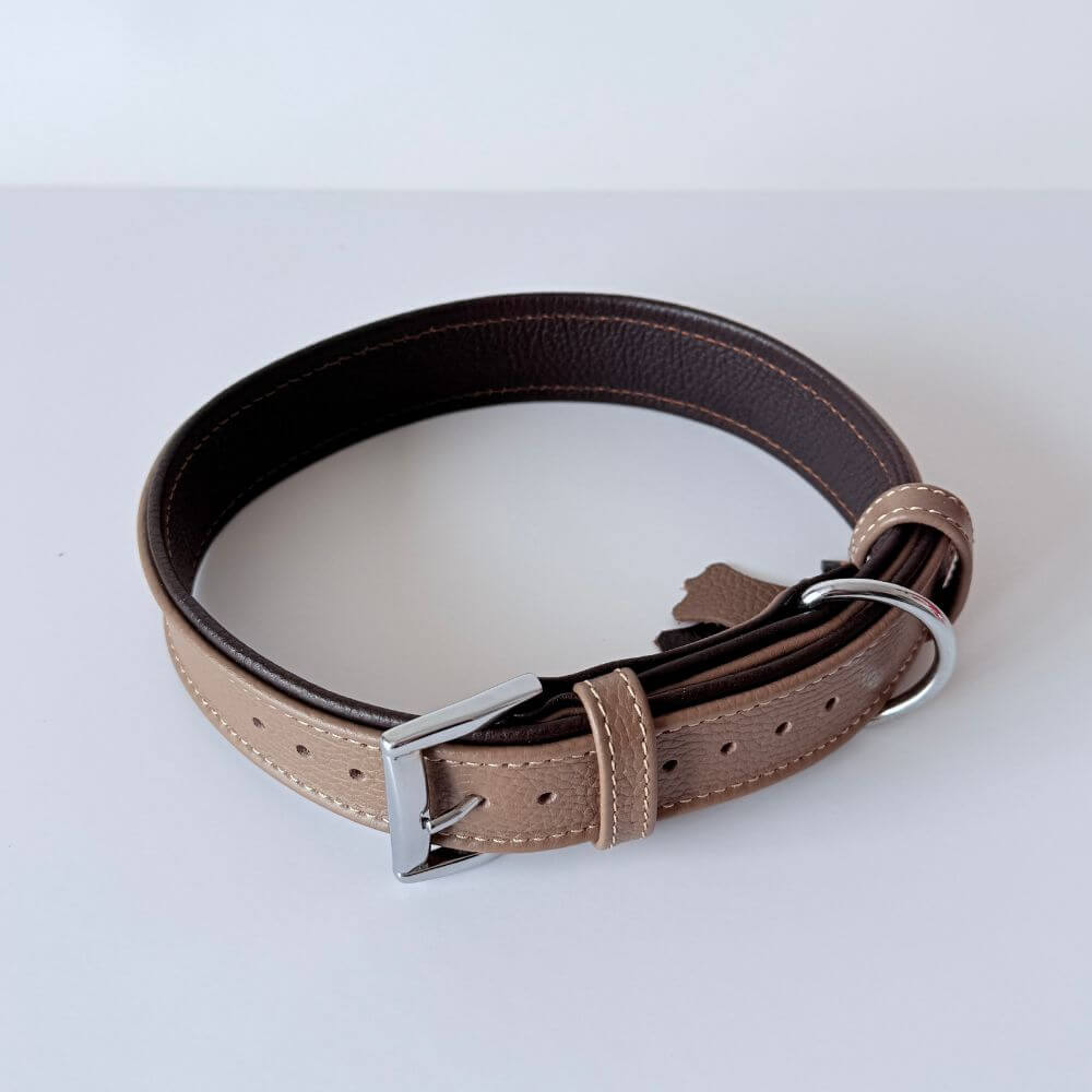 Premium Leather Dog Collar | Earth & Brown - GAD Roots
