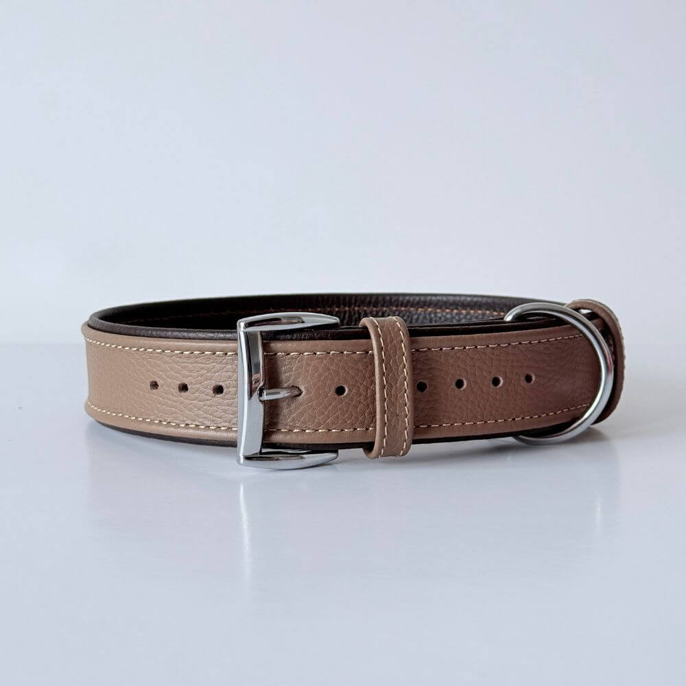 Premium Leather Dog Collar | Earth & Brown - GAD Roots
