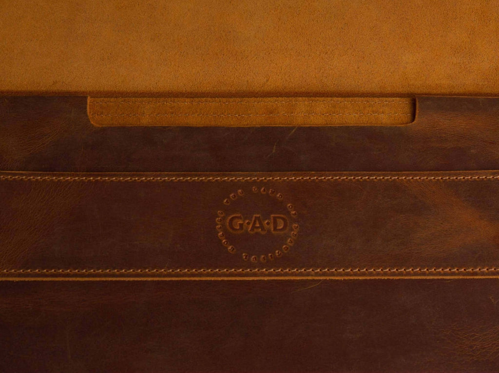 13" MacBook Air Leather Sleeve | Camel - GAD Roots