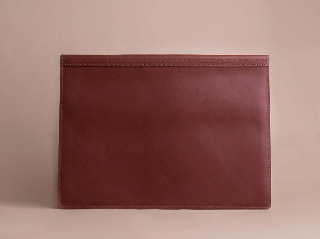 14" MacBook Pro Leather Case | Brown - GAD Roots