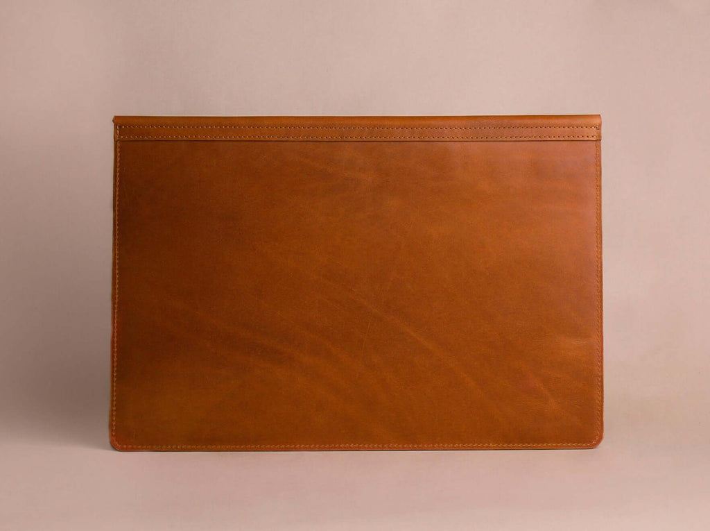 14" MacBook Pro Leather Case | Cognac - GAD Roots