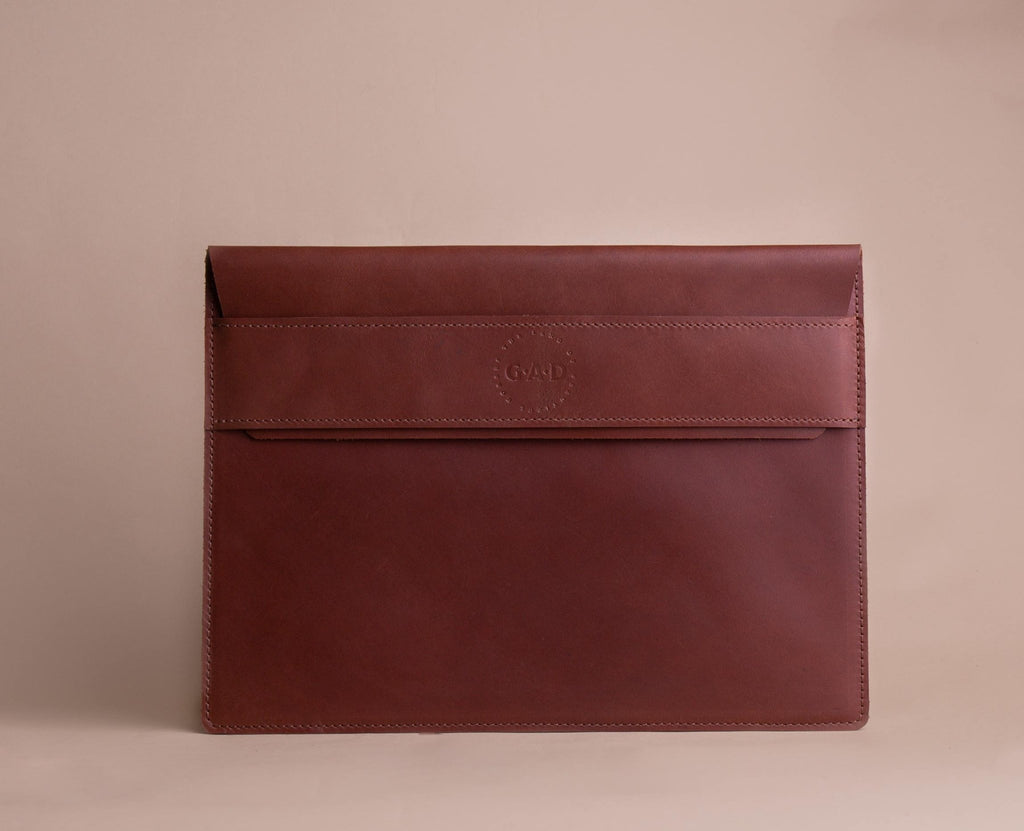14" MacBook Pro Leather Case | Cognac - GAD Roots