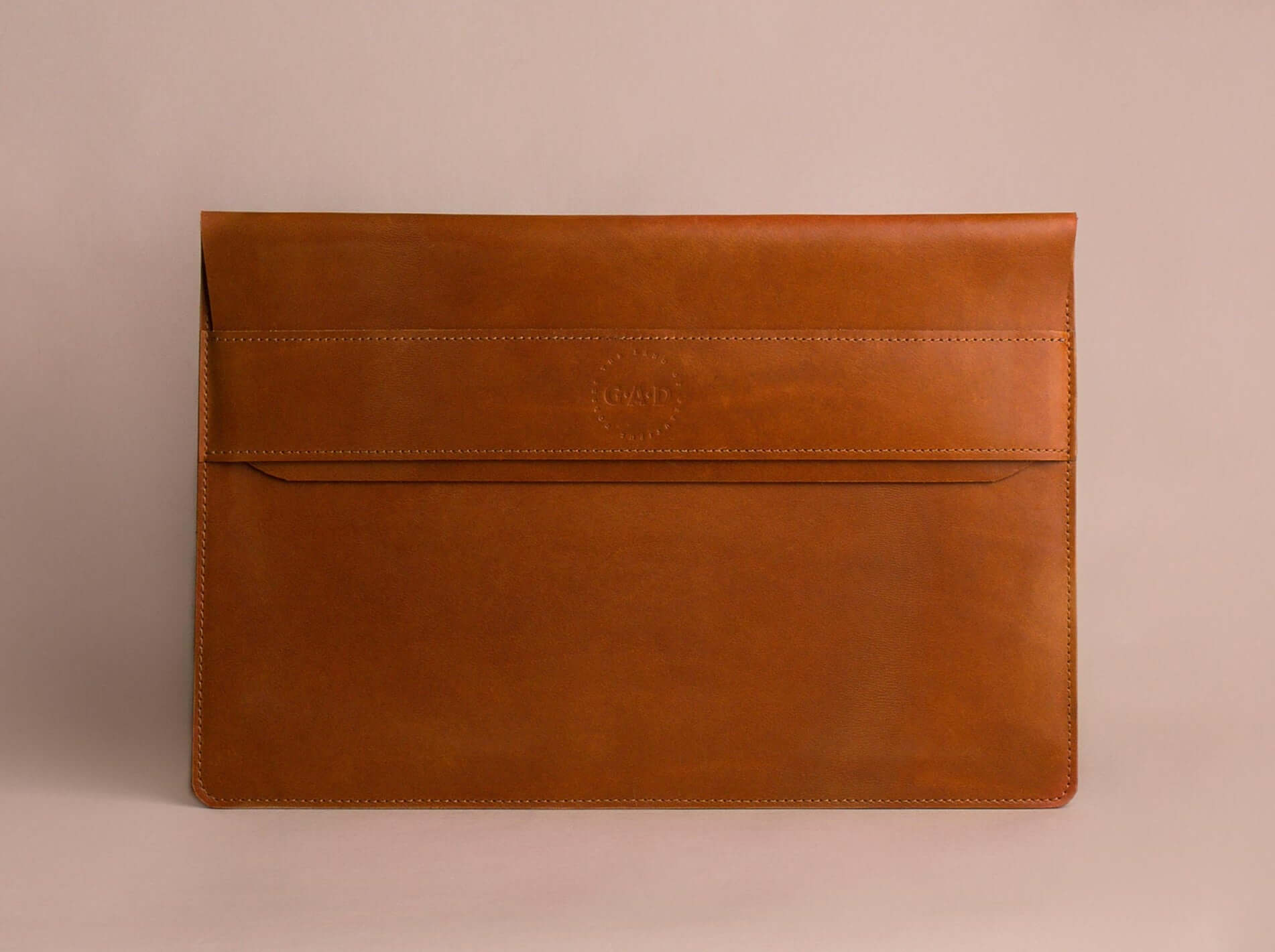 Laptop Leather Case Cognac GAD Roots
