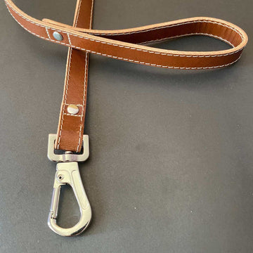 genuine leather dog leash