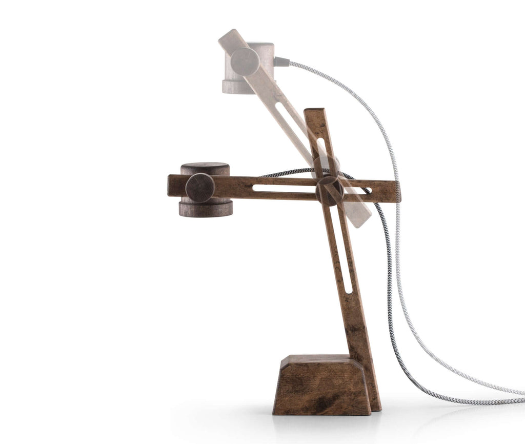 Halo Desk Lamp | Dark Brown - GAD Roots
