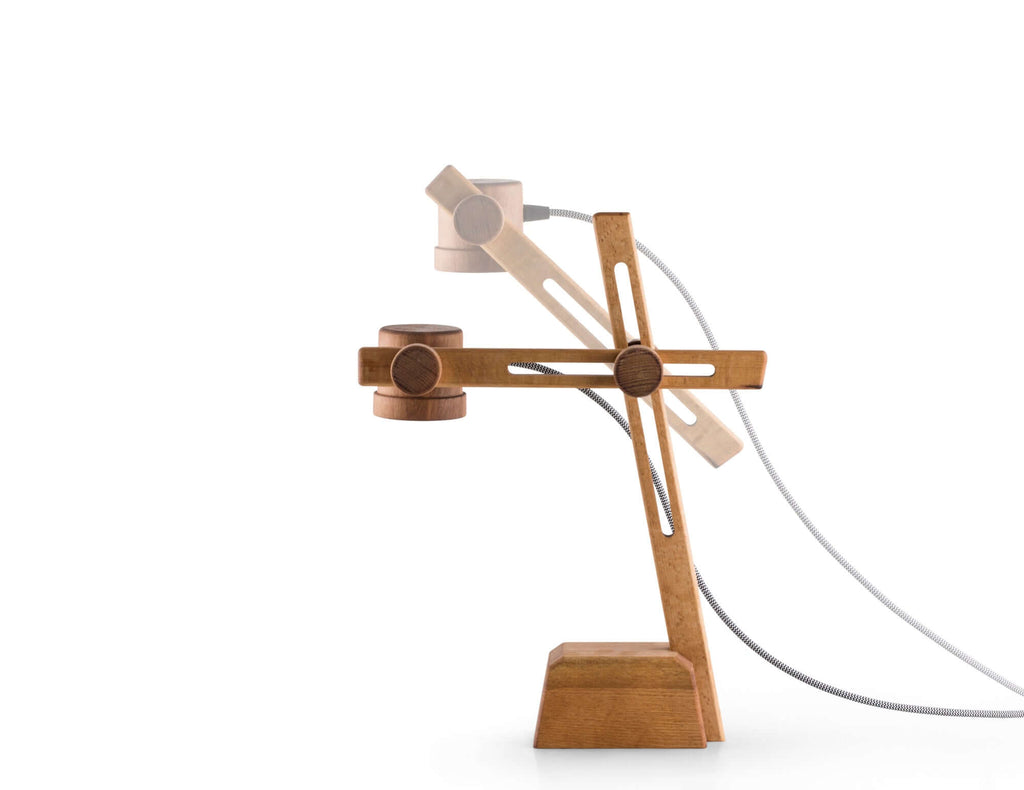 Halo Desk Lamp | Light Brown - GAD Roots