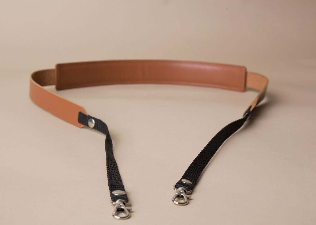 Leather Camera Strap | Tan - GAD Roots