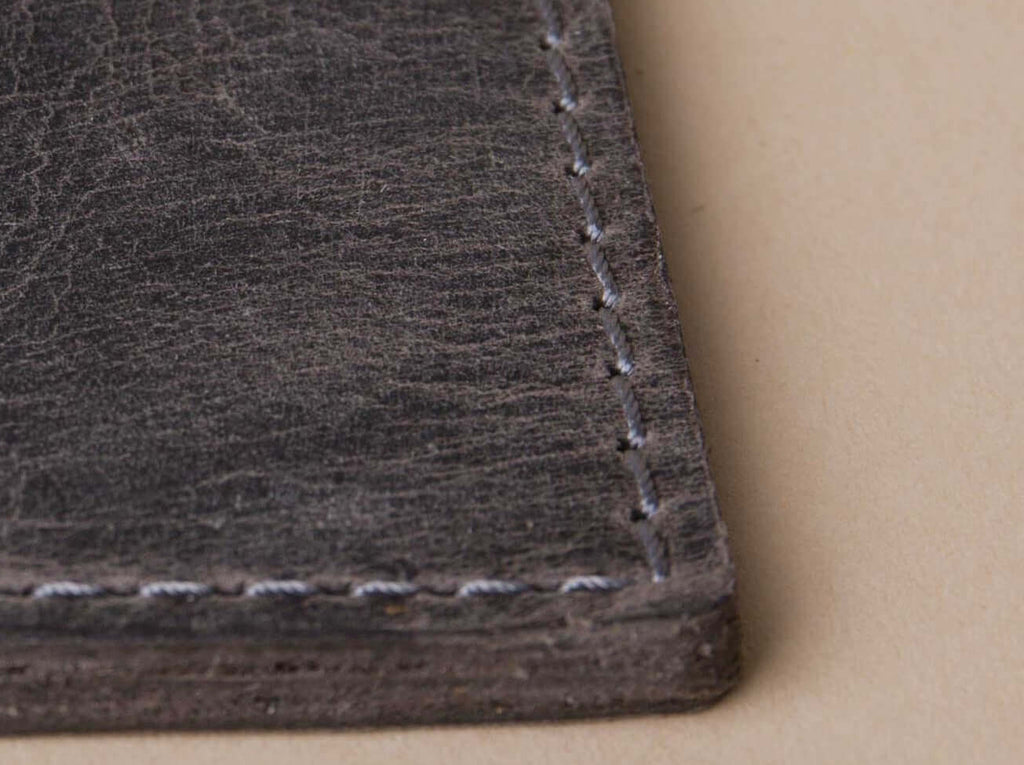 Leather Card Holder | Grey - GAD Roots