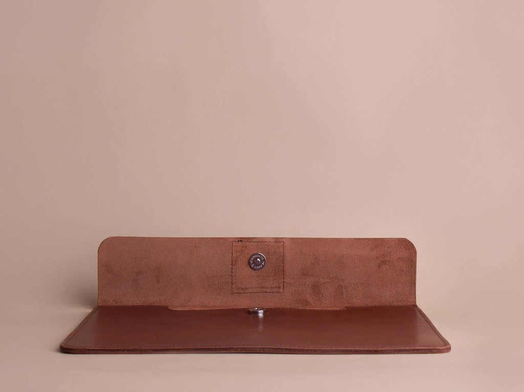 Leather File Folder | Brown - GAD Roots