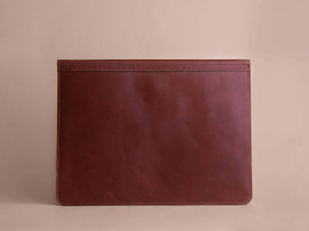 Leather File Folder | Brown - GAD Roots
