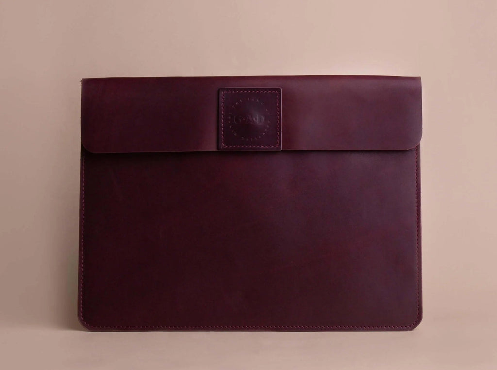 Leather File Folder | Cognac - GAD Roots
