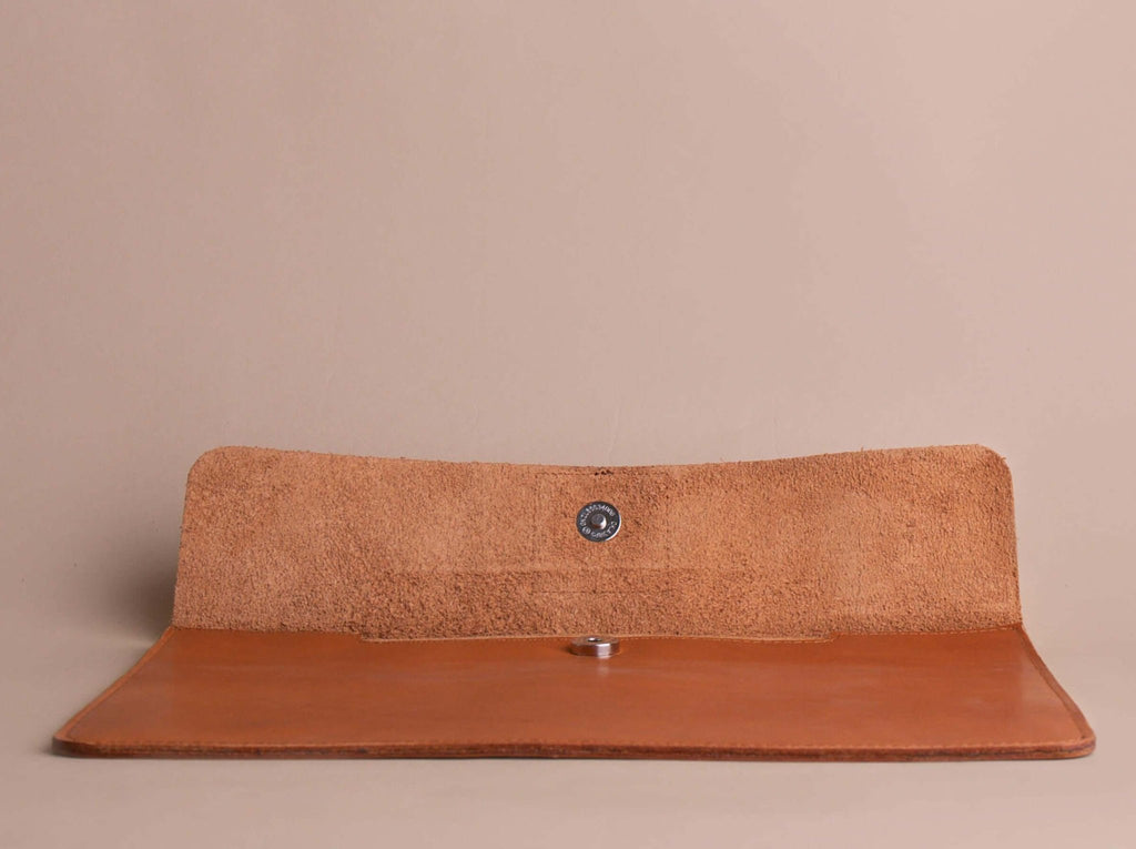 Leather File Folder | Cognac - GAD Roots