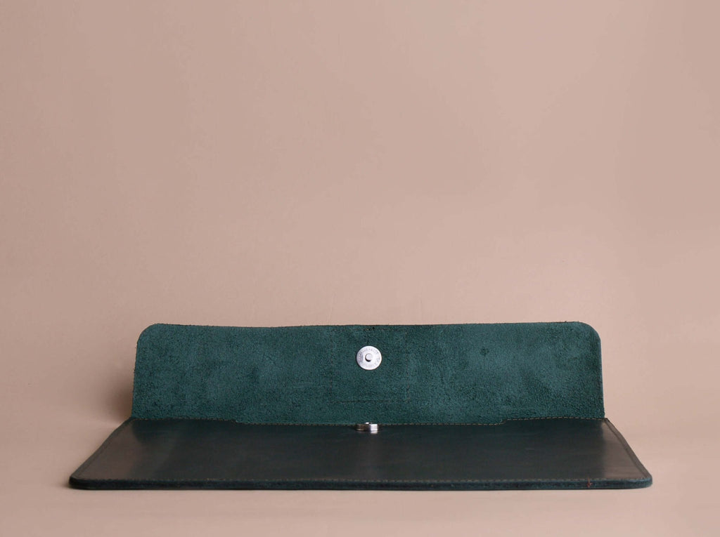 Leather File Folder | Green - GAD Roots