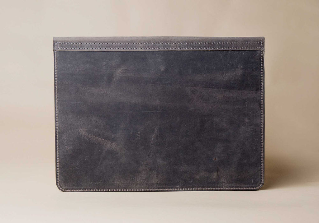 Leather File Folder | Grey - GAD Roots