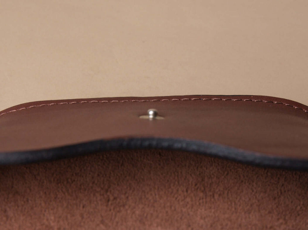 Leather Glasses Case | Brown - GAD Roots