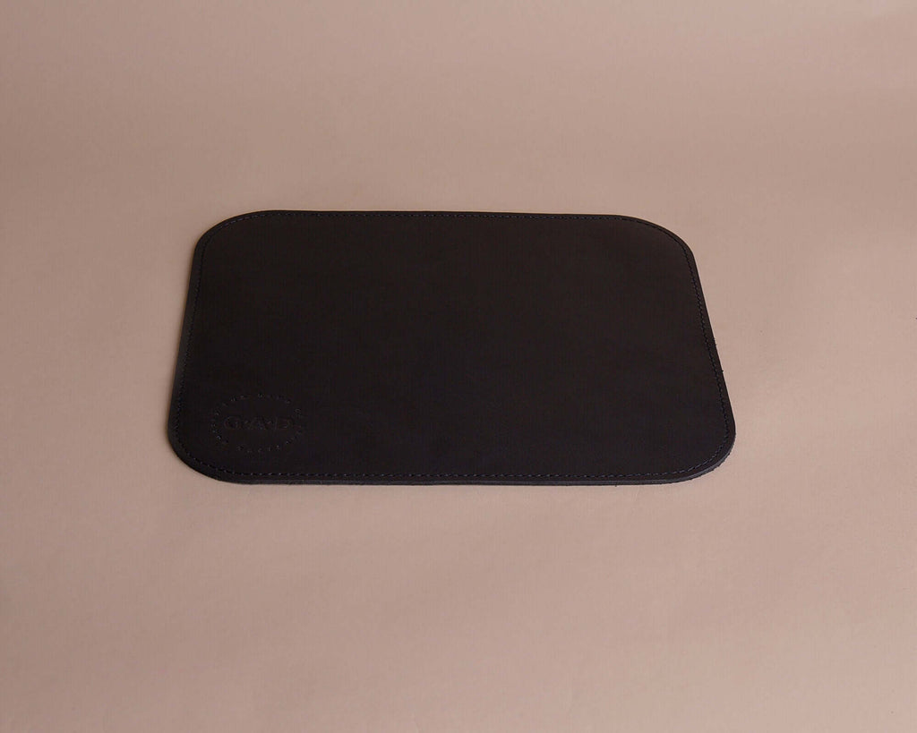 Leather Mouse Pad | Black - GAD Roots