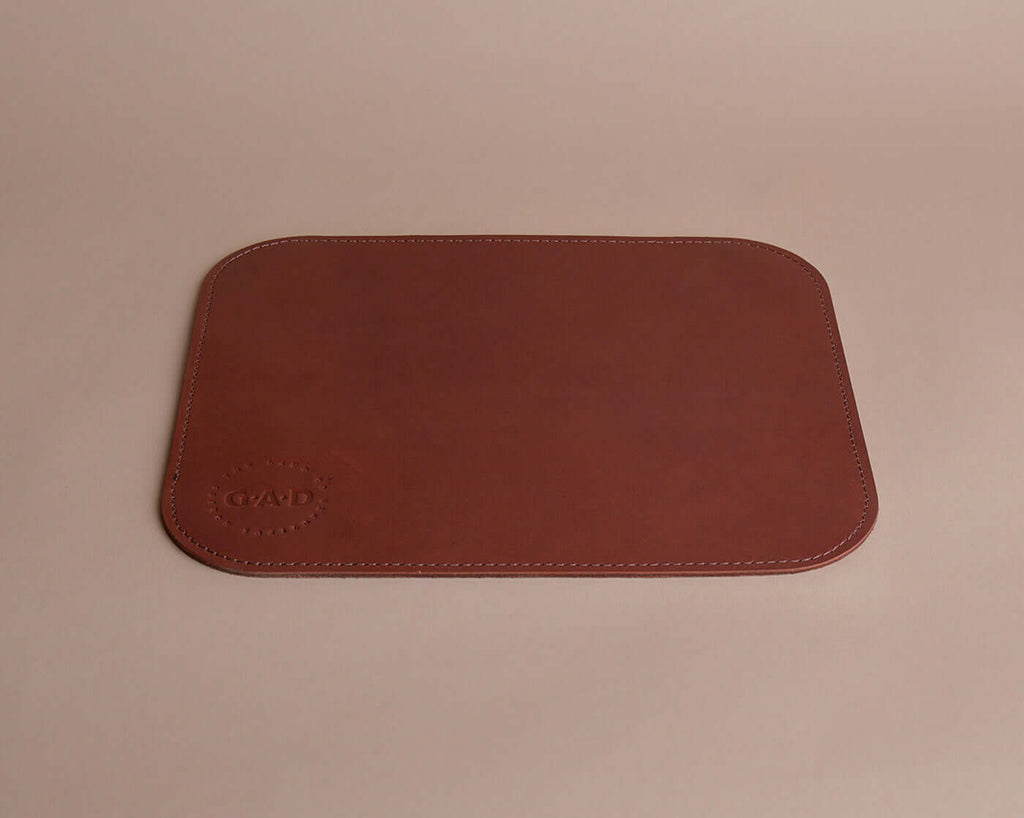 Leather Mouse Pad | Brown - GAD Roots