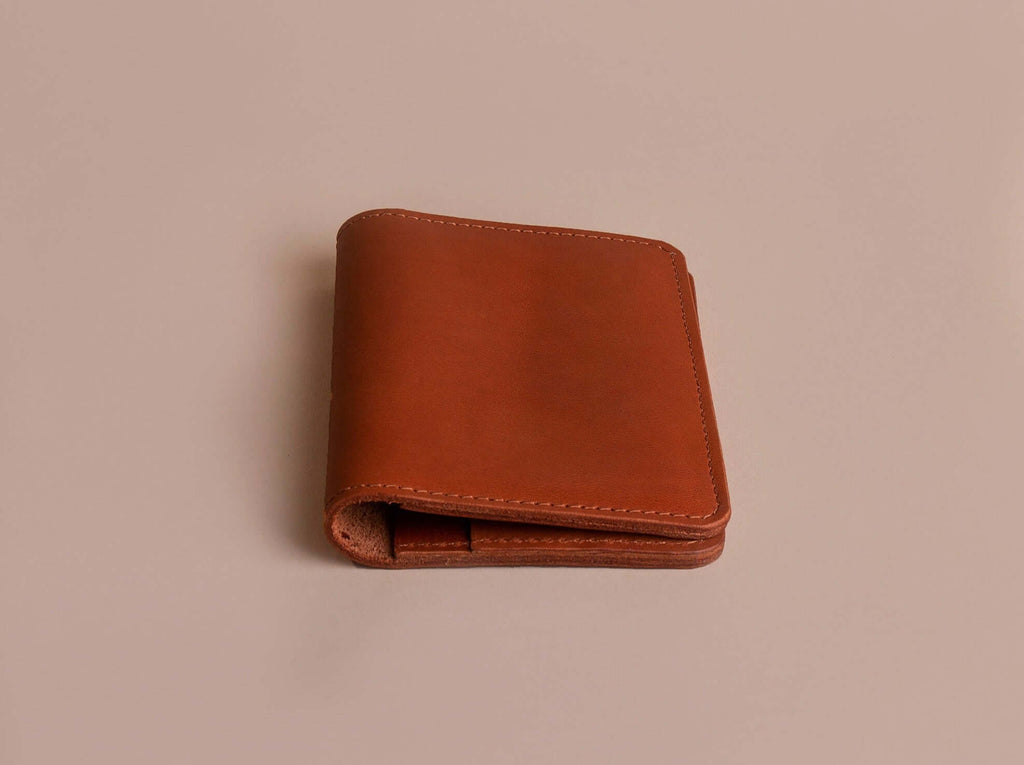 Leather Passport Holder | Cognac - GAD Roots