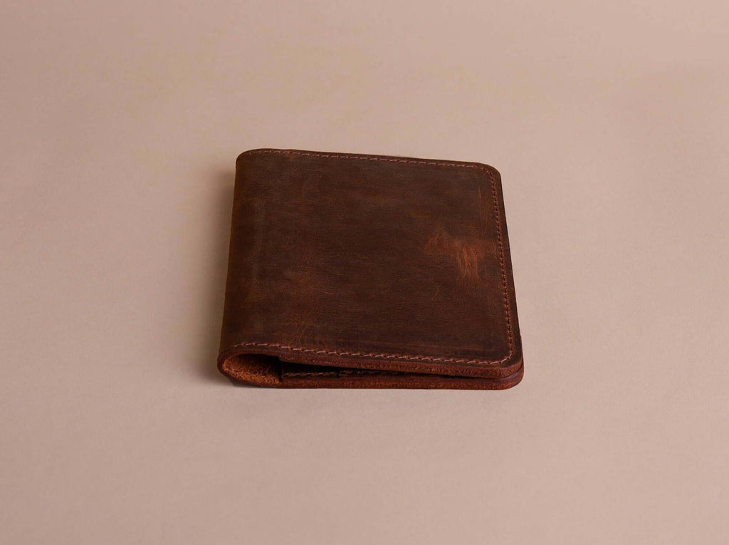 Leather Passport Holder | Crazy Brown - GAD Roots