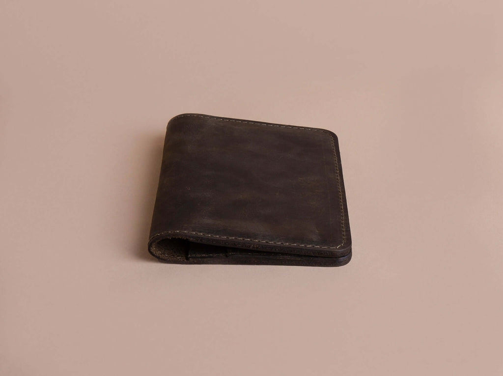 Leather Passport Holder | Khaki Green - GAD Roots