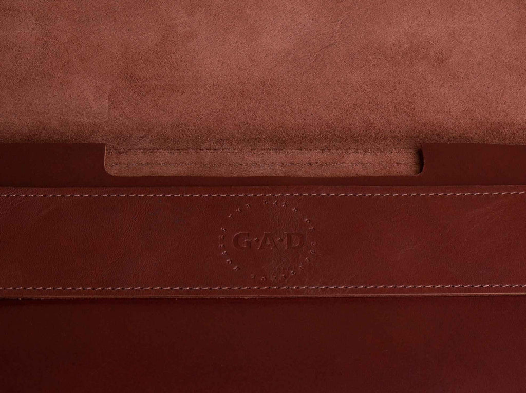 MacBook Pro Leather Case 16" | Brown - GAD Roots