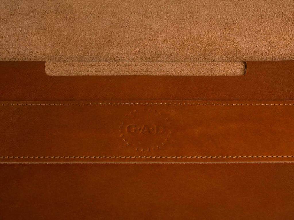MacBook Pro Leather Case 16" | Cognac - GAD Roots