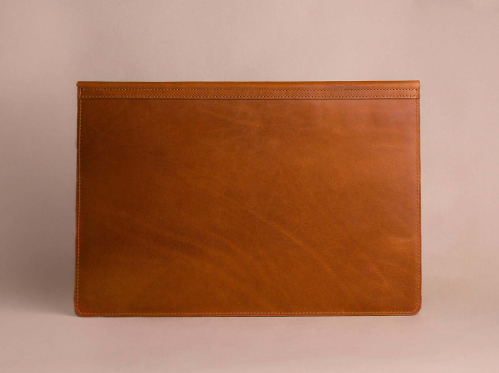 MacBook Pro Leather Case 16" | Cognac - GAD Roots